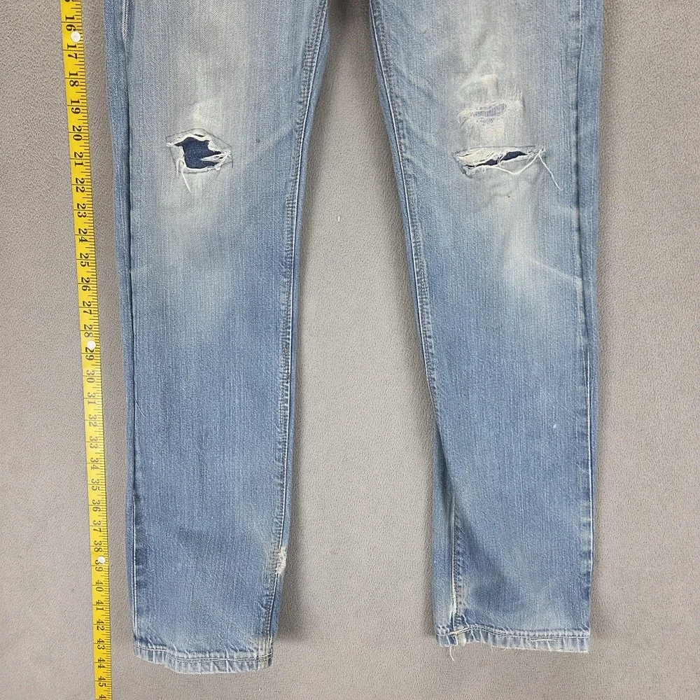 VTG Levis Engineered Jeans Mens Blue Light Wash Button Fly Fits 30x30